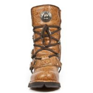  M.1473-S10 VINTAGE FLOWER CUERO, PLANING MARRON SIN -  3
