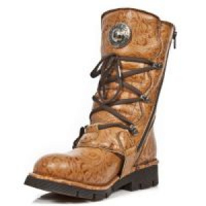  M.1473-S10 VINTAGE FLOWER CUERO, PLANING MARRON SIN -  4