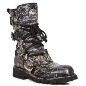 M.1473-S41 VINTAGE FLOWER LILA, PLANING NEGRO SIN COMFORT PL -  2