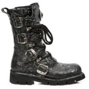  M.1473-S43 VINTAGE FLOWER NEGRO, PLANING NEGRO SIN New Rock M.1473-S43 -  