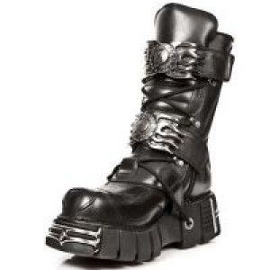  M.148-C1 ITALI NEGRO NOMADA NEGRO TOWER NEGRO ACERO ORIFICIO New Rock M.148-C1 -  