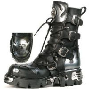  156 ITALI NEGRO ANTIC ACERO REACTOR NEGRO TOBERAS C Y O New Rock M.156-C1 -  