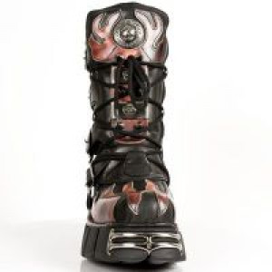  M.163-S11 ITALI NEGRO PULIK FUEGO TOWER NEGRO ACERO New Rock M.163-S11 -  