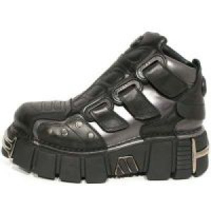  168 ITALI NEGRO ANTIC ACERO TOWER NEGRO ACERO New Rock M.168-C1 -  