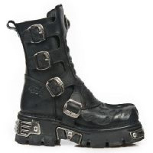 M.1727-C10 ITALI NEGRO, PULIK ACERO, ITALI NEGRO, REACTOR New Rock M.1727-C10 -  