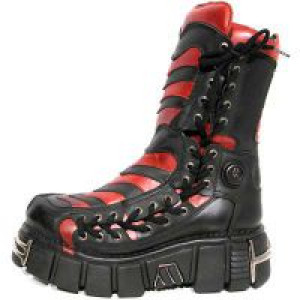  180 ITALI NEGRO NOMADA ROJO TOWER NEGRO ACERO New Rock M.180-C2 -  
