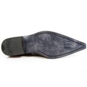  M.2246-C25 VINTAGE RASPADO NEGRO CUEROLITE GRAB SOL TACON M2 New Rock M.2246-C25 -  