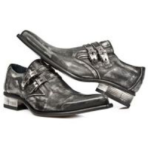  M.2246-C25 VINTAGE RASPADO NEGRO CUEROLITE GRAB SOL TACON M2 New Rock M.2246-C25 -  