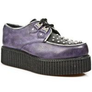  M.2416-C1 ARCILLA LILA ITALI NEGRO BOX PLANE CREEPER NEGRO  Email to a Friend  Review New Rock M.2416-C1 -  