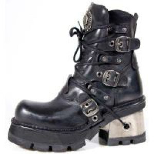  1014 ITALI NEGRO PLANING NEGRO M8 ACERO New Rock M.1014-C1 -  