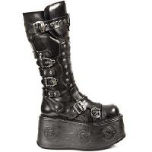  1018 ITALI NEGRO PLATAFORMA SPACE New Rock M.1018-C2 -  