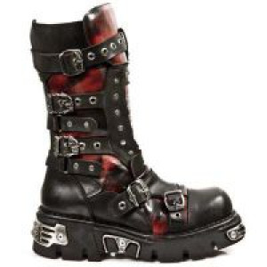  M.1020-R2 ITALI NEGRO, PULIK ROJO, REACTOR NEGRO TOBERAS New Rock M.1020-R2 -  