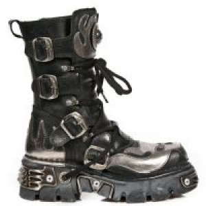  M.107-R5 ITALI NEGRO ESPEJO ACERO REACTOR NEGRO TOBERAS ORIF New Rock M.107-R5 -  