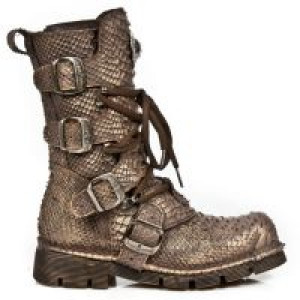 Ботинки M.1473-C24 PITON RAW MARRON COBRE PLANING MARRON SIN COMFORT New Rock M.1473-C24 - маленькая картинка