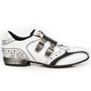  M.2715-C10 NAPA BLANCA ITALI NEGRO PITON BLANCO SNOB T ACERO New Rock M.2715-C10 -  
