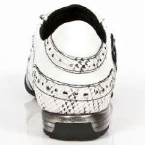  M.2715-C10 NAPA BLANCA ITALI NEGRO PITON BLANCO SNOB T ACERO -  5