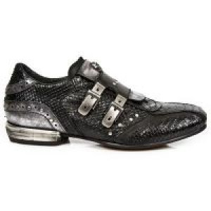  M.2715-C5 PITON NEGRO ITALI NEGRO BOX PLANE SNOT TACON ACERO New Rock M.2715-C5 -  