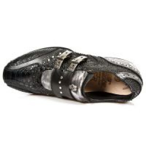  M.2715-C5 PITON NEGRO ITALI NEGRO BOX PLANE SNOT TACON ACERO -  7