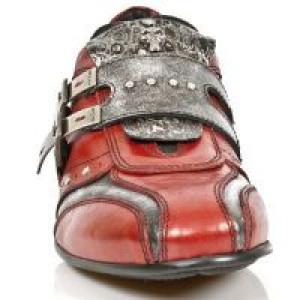  M.2715-C9 NOMADA ROJO BOX PLANE COCO RED PLATA SNOB T ACERO -  3