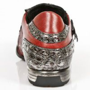  M.2715-C9 NOMADA ROJO BOX PLANE COCO RED PLATA SNOB T ACERO -  5
