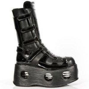  M.309 ITALI NEGRO, CHAROL NEGRO LISO, NEW SPACE New Rock M.309-C4 -  