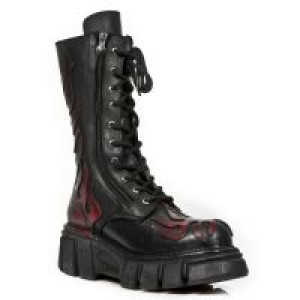  M.319-R2 NOMADA NEGRO PULIK ROJO TERMINATOR NEGRO New Rock M.319-R2 -  