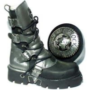  373 ITALI NEGRO ANTIC ACERO REACTOR NEGRO New Rock M.373-C12 -  