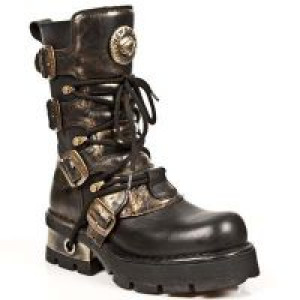  M.373-C40 ITALI NEGRO BOX OROMANE PLANING NEGRO NEW M3 ORO O New Rock M.373-C40 -  