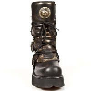 M.373-C40 ITALI NEGRO BOX OROMANE PLANING NEGRO NEW M3 ORO O New Rock M.373-C40 -  