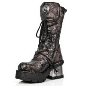  M.373-Q1 VINTAGE FLOWER ROJO PLANING NEW NEGRO M8 ACERO New Rock M.373-Q1 -  