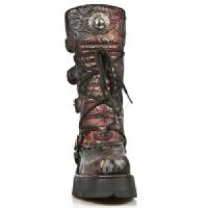  M.373-QS1 VINTAGE FLOWER ROJO, PLANING NEGRO M8 ACERO New Rock M.373-QS1 -  