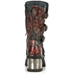  M.373-QS1 VINTAGE FLOWER ROJO, PLANING NEGRO M8 ACERO New Rock M.373-QS1 -  