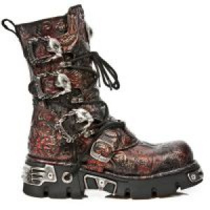  M.391-S6 VINTAGE FLOWER ROJO, REACTO NEGRO TOBERAS New Rock M.391-S6 -  