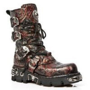  M.391-S6 VINTAGE FLOWER ROJO, REACTO NEGRO TOBERAS New Rock M.391-S6 -  