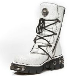 M.391-S7 VINTAGE FLOWER BLANCO-PLATA, REACTOR NEGRO TOBERAS New Rock M.391-S7 -  