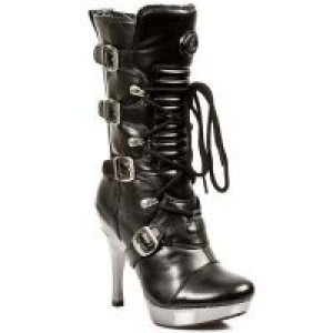  M.5273-C10 NOMADA NEGRO, PLATAFORMA ACERO TACON AGUJA New Rock M.5273-C10 -  