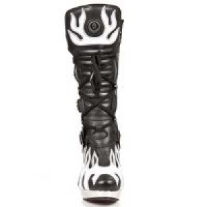  M.5291-S13 ITALI NEGRO BOX BLANCO PL ACERO TACON AGUJA New Rock M.5291-S13 -  