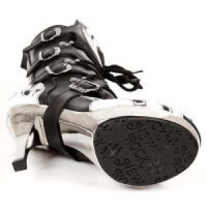  M.5291-S13 ITALI NEGRO BOX BLANCO PL ACERO TACON AGUJA New Rock M.5291-S13 -  