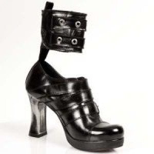  M.5803-C10 NOMADA NEGRO, PLATAFORMA TACON GOTH ACERO New Rock M.5803-C10 -  