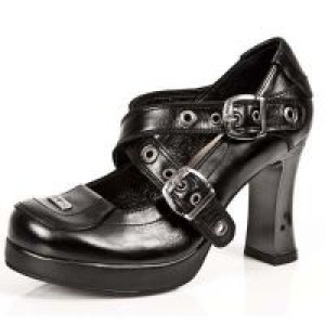  M.5805-C10 NOMADA NEGRO PL NEGRO TACON GOTH ACERO New Rock M.5805-C10 -  