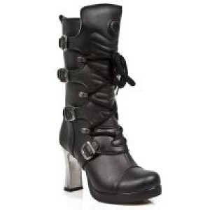  M.5815-VC10 VEGAN NEGRO PLATAFORMA GOTH TACON ACERO New Rock M.5815-VC10 -  