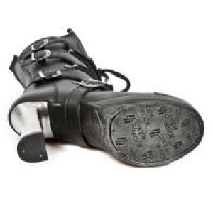  M.5815-VC10 VEGAN NEGRO PLATAFORMA GOTH TACON ACERO New Rock M.5815-VC10 -  