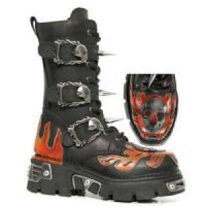  726 ITALI NEGRO PULIK FUEGO BOX PLANE REACTOR NEGRO TOBERAS New Rock M.726-C2 -  