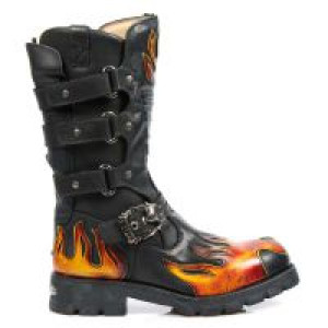  M.7603-R1 ITALI NEGRO Y PULIK FUEGO, MOTORCYCLE NEGRO -  1