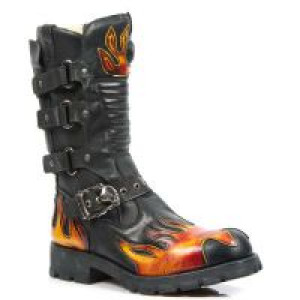 M.7603-R1 ITALI NEGRO Y PULIK FUEGO, MOTORCYCLE NEGRO -  2