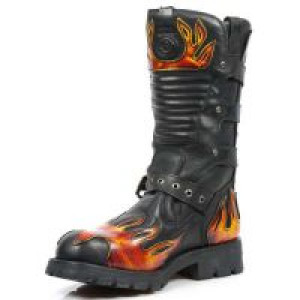  M.7603-R1 ITALI NEGRO Y PULIK FUEGO, MOTORCYCLE NEGRO -  4