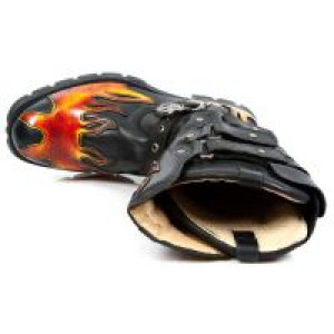  M.7603-R1 ITALI NEGRO Y PULIK FUEGO, MOTORCYCLE NEGRO -  7