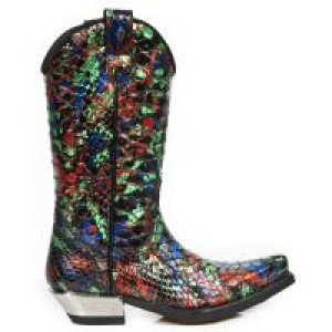 M.7800PT-C3 PYTHON RETICULATUS MULTI METAL WEST NEGRO ACERO New Rock M.7800PT-C3 -  