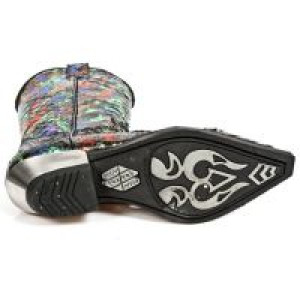  M.7800PT-C3 PYTHON RETICULATUS MULTI METAL WEST NEGRO ACERO New Rock M.7800PT-C3 -  