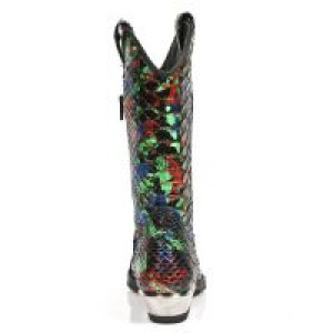  M.7800PT-R3 PYTHON RETICULATUS MULTI METAL WEST NEGRO ACERO New Rock M.7800PT-R3 -  